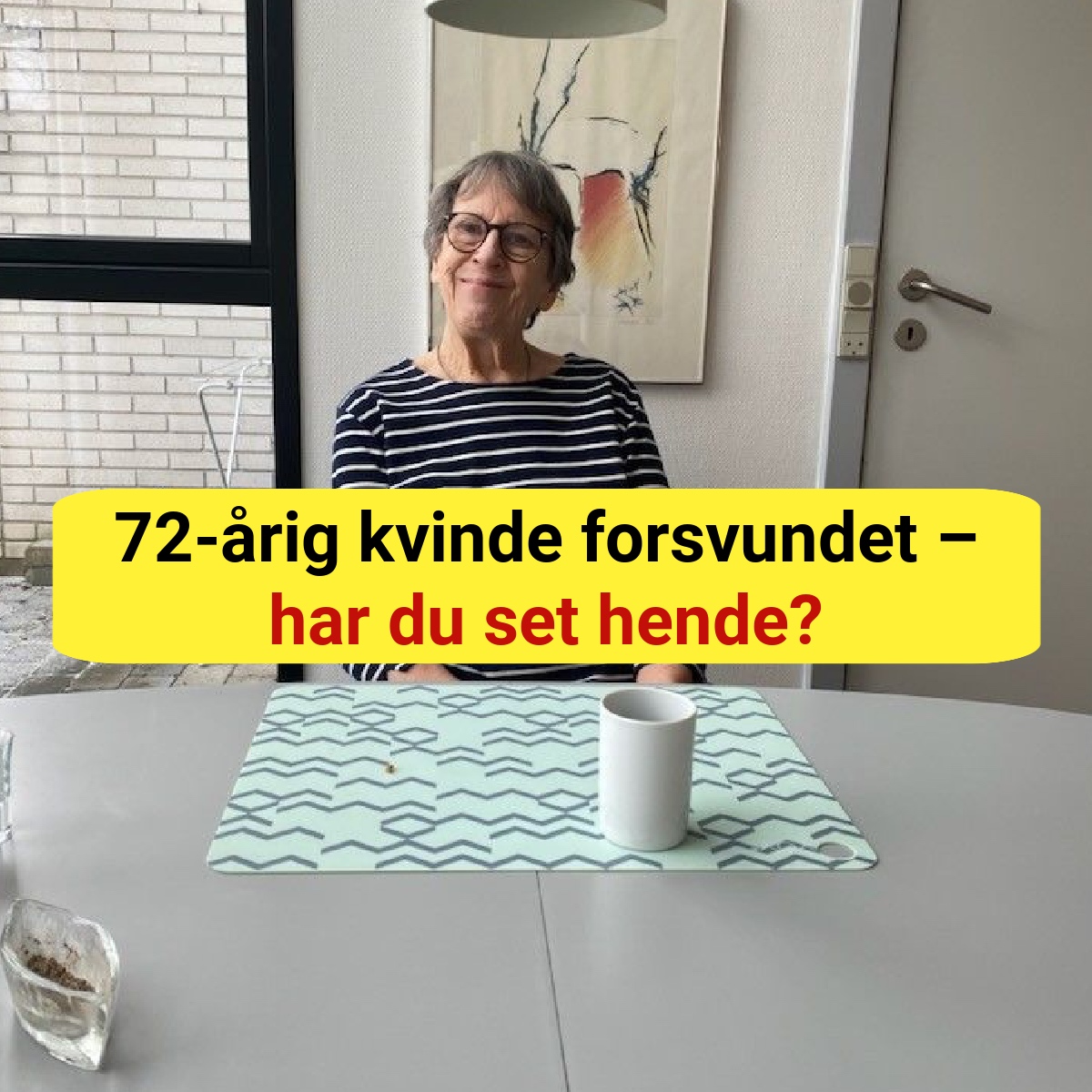 72-årig kvinde forsvundet i Risskov – har du set hende?