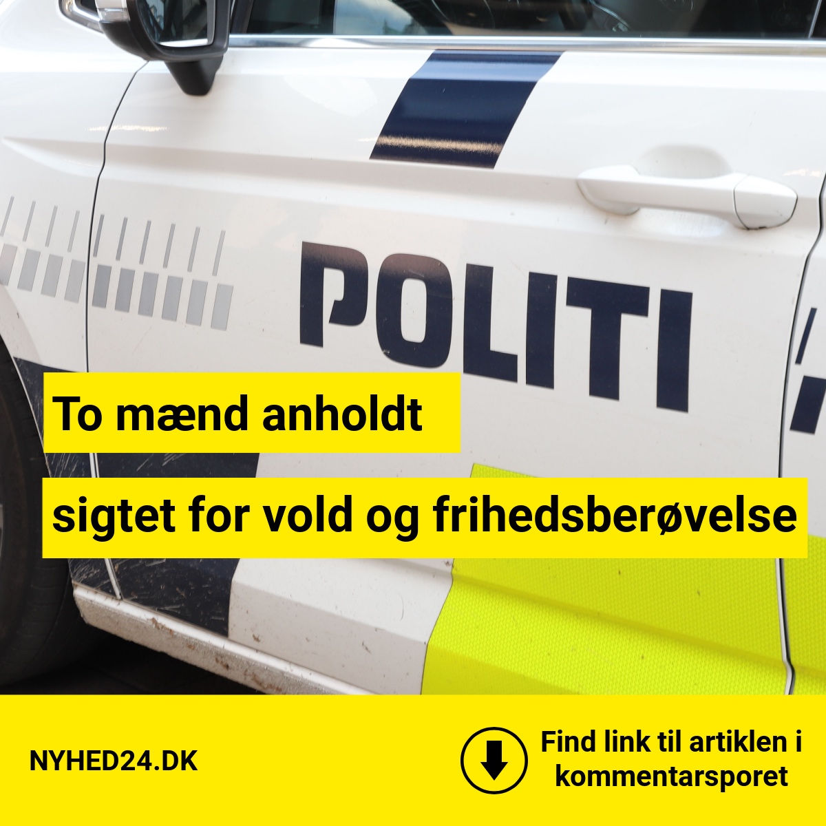 To mænd anholdt i sommerhusområde – sigtet for frihedsberøvelse og vold