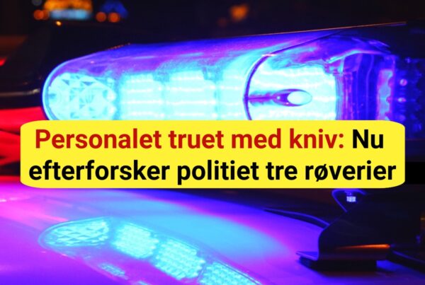 Politiet på jagt efter maskeret mand – tre butikker ramt