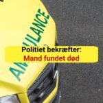 Politiet bekræfter: Mand fundet død