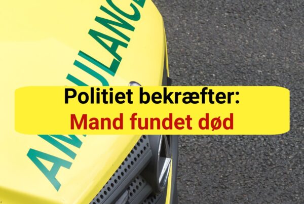 Politiet bekræfter: Mand fundet død