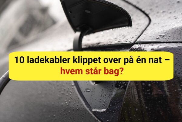 Tyveribølge rammer ladestandere – elbilister efterlades uden strøm