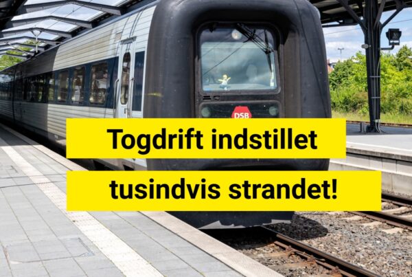 Massive problemer på skinnerne – togtrafik lukket ned