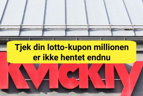 har du handlet i kvickly? så kan du være millionær uden at vide det