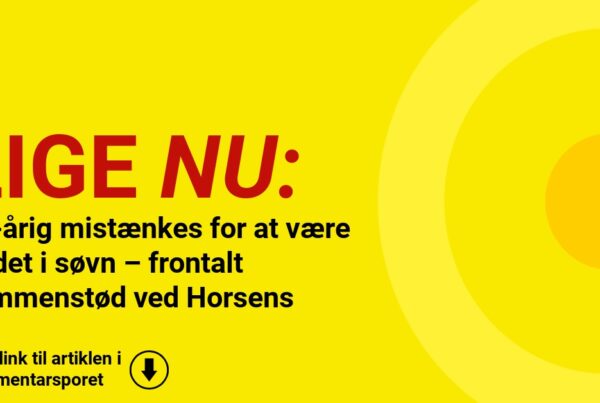 26-årig mistænkes for at være faldet i søvn – frontalt sammenstød ved Horsens