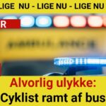 Alvorlig ulykke: Cyklist ramt af bus