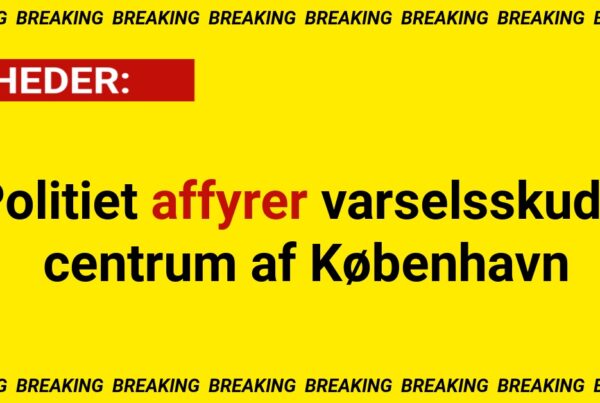 Politiet affyrer varselsskud i centrum af København