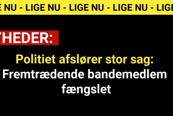 Politiet afslører stor sag: Fremtrædende bandemedlem fængslet