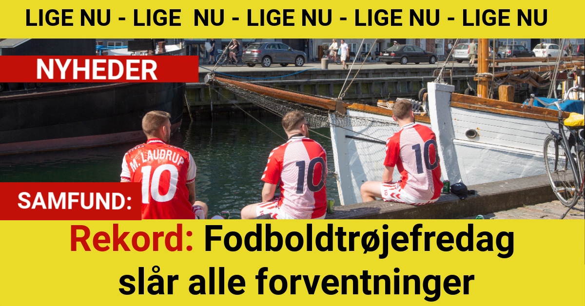 Rekord: Fodboldtrøjefredag slår alle forventninger