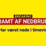 har været nede i timevis