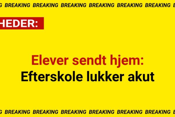 Elever sendt hjem: Efterskole lukker akut