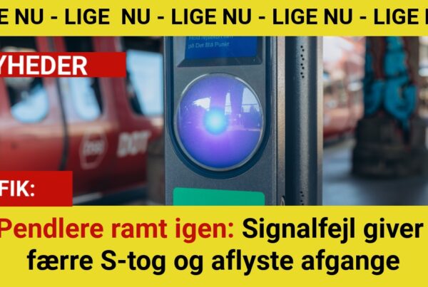 Pendlere ramt igen: Signalfejl giver færre S-tog og aflyste afgange