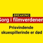 Sorg i filmverdenen: Prisvindende skuespillerinde er død