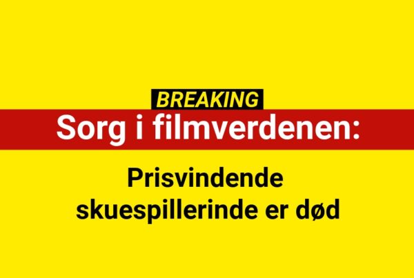 Sorg i filmverdenen: Prisvindende skuespillerinde er død