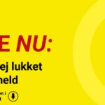 Motorvej lukket efter uheld