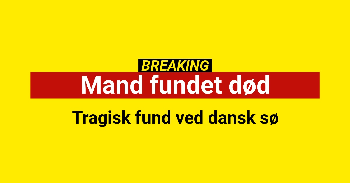 Tragisk fund ved dansk sø – 89-årig mand fundet død