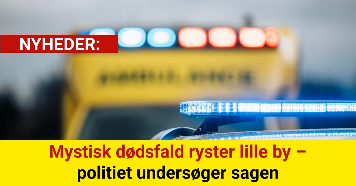 Yngre mand fundet livløs: Politiet kalder sagen mistænkelig
