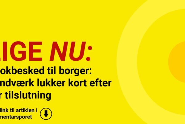Chokbesked til borger: Vandværk lukker kort efter dyr tilslutning