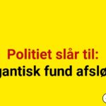 Politiet slår til: Gigantisk fund afsløret