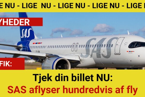 SAS aflyser 1.000 fly – er din rejse i fare?