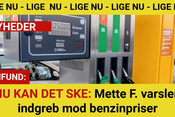 NU KAN DET SKE: Mette F. varsler indgreb mod benzinpriser