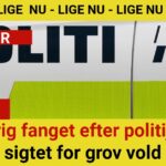 13-årig fanget efter politijagt - sigtet for grov vold