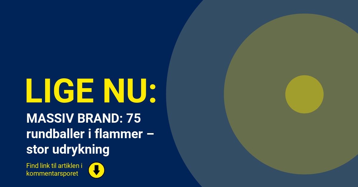 MASSIV BRAND: 75 rundballer i flammer – stor udrykning