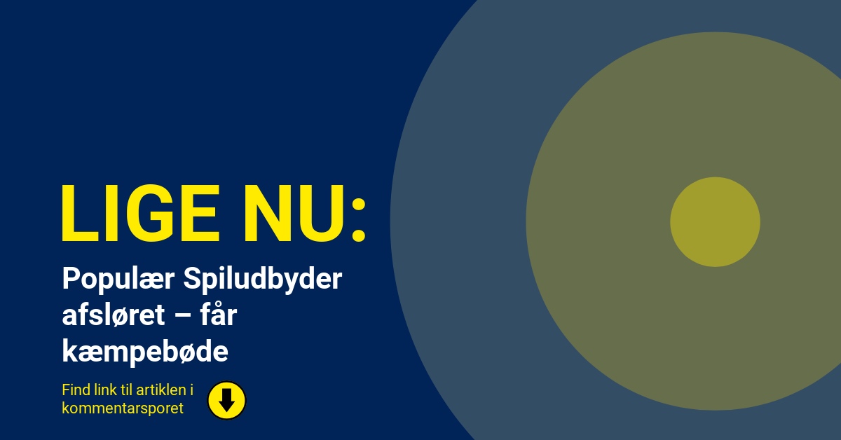 Populær Spiludbyder afsløret – får kæmpebøde