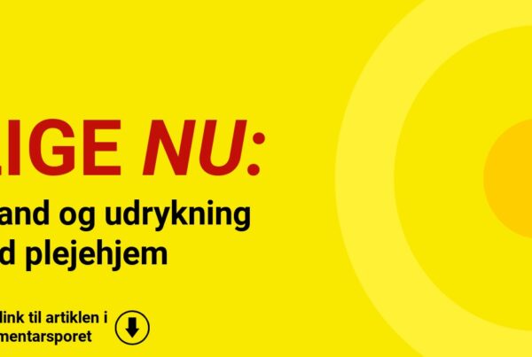 Brand og udrykning ved plejehjem