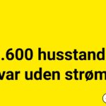 1.600 husstande var uden strøm