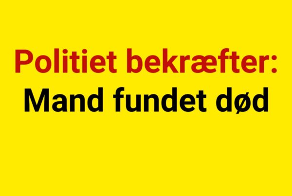 Politiet bekræfter: Mand fundet død