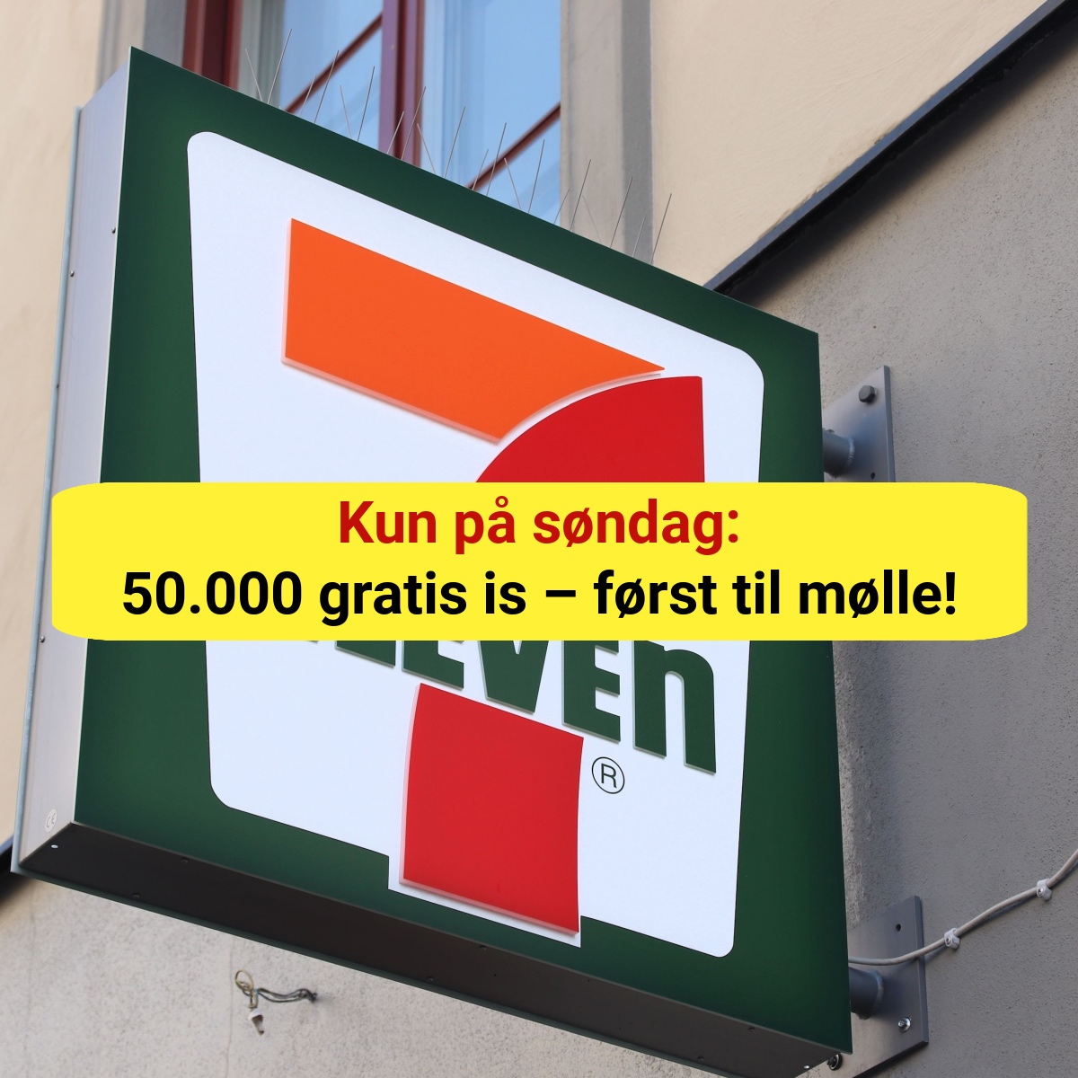 7-Eleven deler 50.000 GRATIS is ud