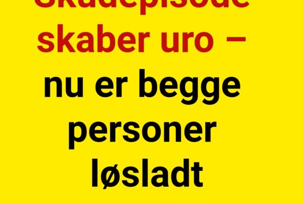 Skudepisode skaber uro – nu er begge personer løsladt