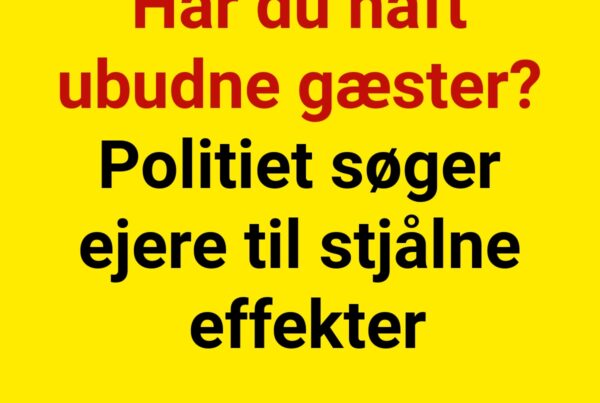 Politiet med klar opfordring: Tjek din garage NU