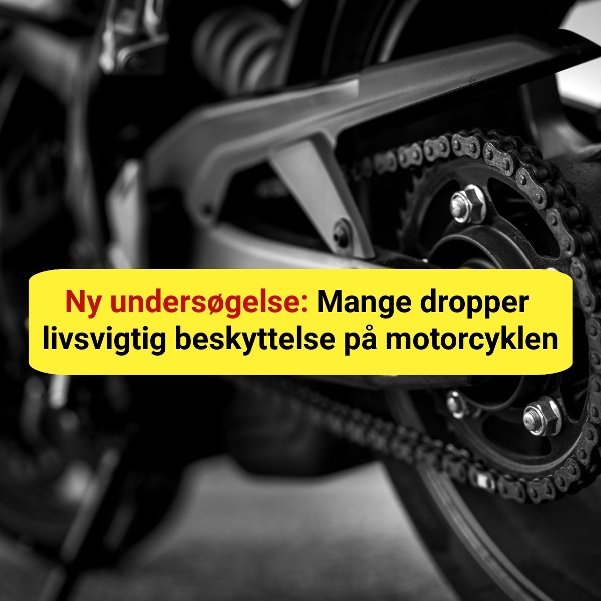 Ny undersøgelse: Mange dropper livsvigtig beskyttelse på motorcyklen