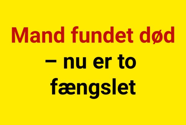 Mand fundet død – nu er to fængslet