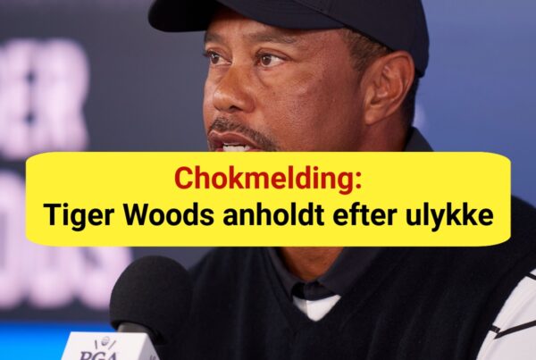 Chokmelding: Tiger Woods anholdt efter soloulykke
