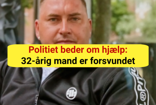 Politiet beder om hjælp: 32-årig mand er forsvundet