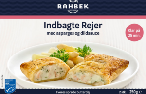 Billede af det tilbagekaldte produkt: Rahbek Indbagte Rejer.