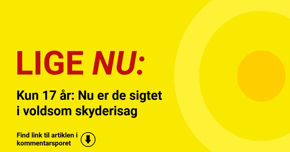 Kun 17 år: Nu er de sigtet i voldsom skyderisag