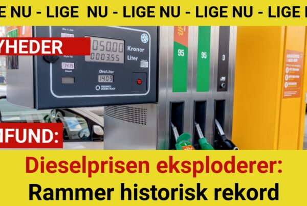 Dieselprisen eksploderer: Rammer historisk rekord