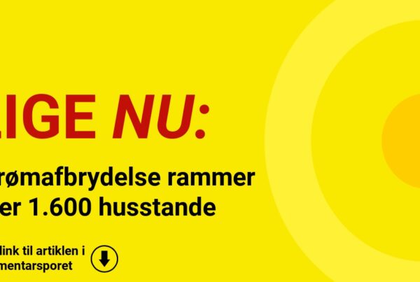 Strømafbrydelse rammer over 1.600 husstande
