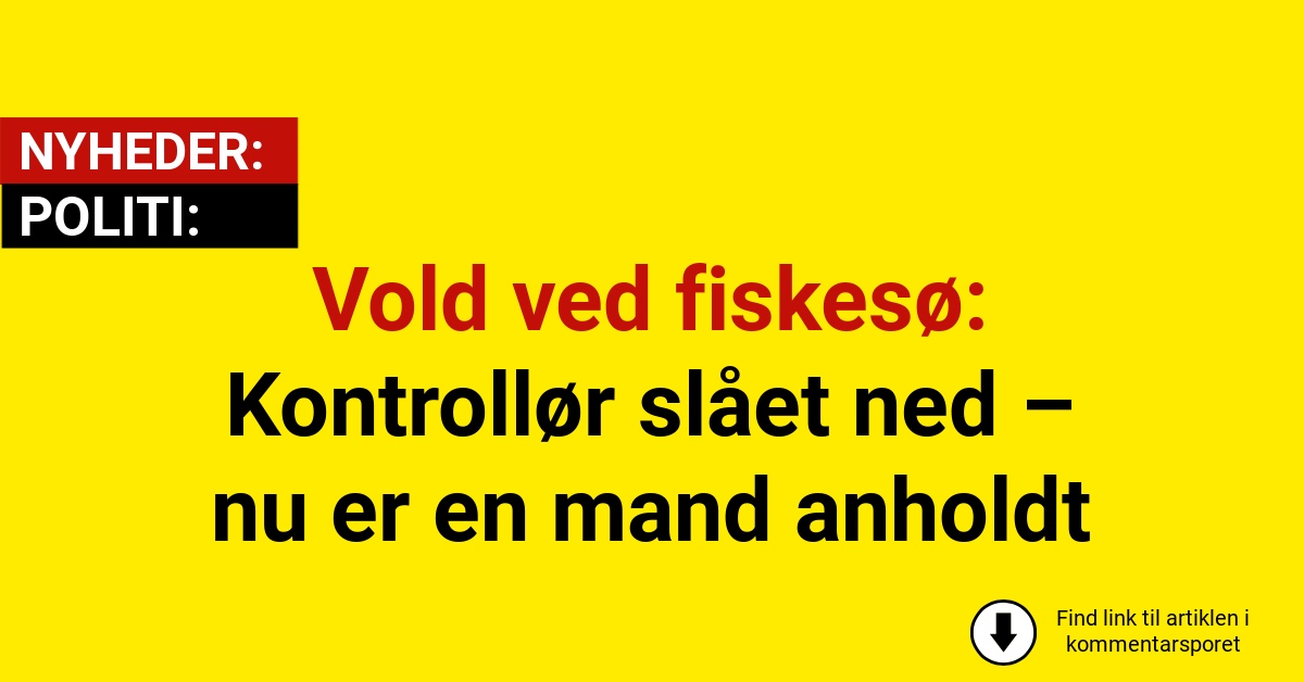 Bad om fisketilladelse – blev slået i ansigtet