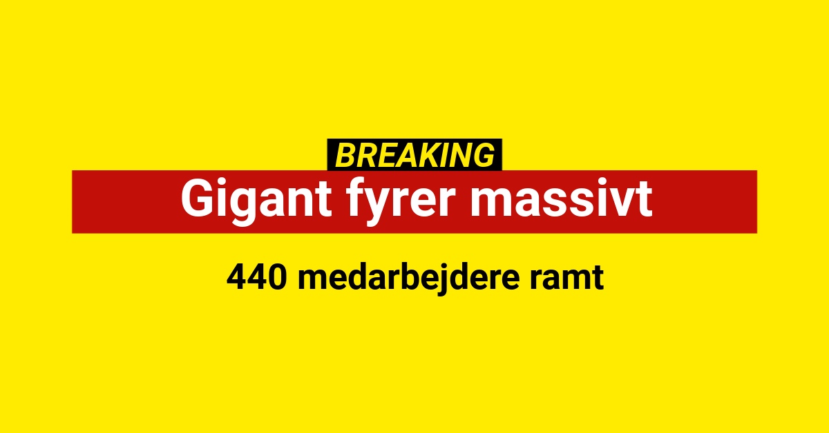 440 ansatte ramt – nu starter fyringerne