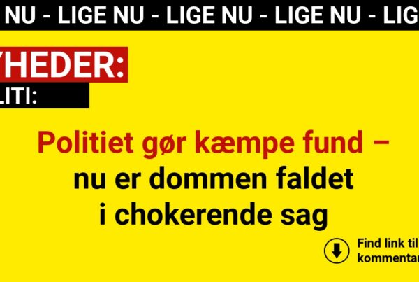 Politiet gør kæmpe fund – nu er dommen faldet i chokerende sag