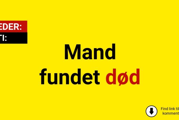 Politiet bekræfter: Mand afgået ved døden