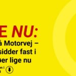 KAOS på Motorvej – bilister sidder fast i lange køer lige nu