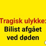 Tragisk ulykke: Bilist afgået ved døden