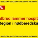 BREAKING: IT-nedbrud lammer hospitaler - Region i nødberedskab