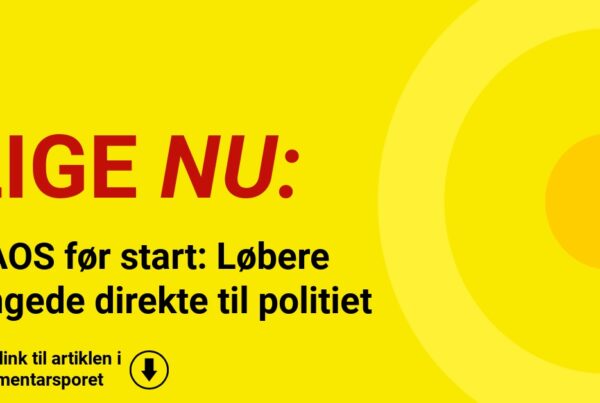 KAOS før start: Løbere ringede direkte til politiet